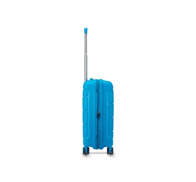 Чемодан маленький пластиковый бирюза Roncato Modo Starlight 423453/68 с расширением