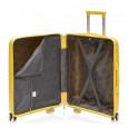 Чемодан средний пластиковый BAGS4LIFE PP720 желтый
