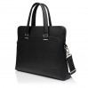 Чоловіча сумка-портфель з натуральної шкіри чорна BAGS4LIFE MAN 9617-3