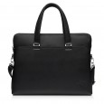 Чоловіча сумка-портфель з натуральної шкіри чорна BAGS4LIFE MAN 9617-3