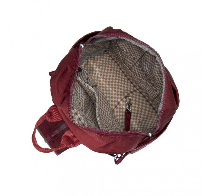 Рюкзак жіночий тканинний бордовий BAGS4LIFE W5503