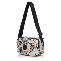 Сумка кросс-боди женская из полиэстера черный принт BAGS4LIFE 91404