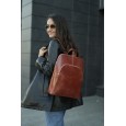 Рюкзак женский из натуральной кожи рыжий Vito Torelli 1104 2126