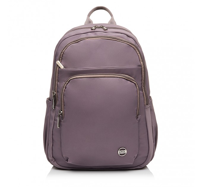 Рюкзак женский из полиэстера лавандовый EPOL 6105-06