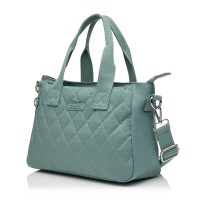 Жіноча сумка-тоут з поліестера зелена BAGS4LIFE 88008 з ручками