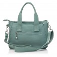 Женская сумка-тоут из полиэстера зеленая BAGS4LIFE 88008 с ручками