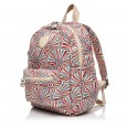 Рюкзак жіночий з поліестера бежевий принт BAGS4LIFE 91402