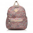 Рюкзак жіночий з поліестера бежевий принт BAGS4LIFE 91402