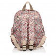 Рюкзак жіночий з поліестера бежевий принт BAGS4LIFE 91402