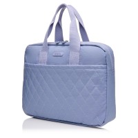 Жіноча ділова сумка-планшет з поліестера бузкова BAGS4LIFE 88004