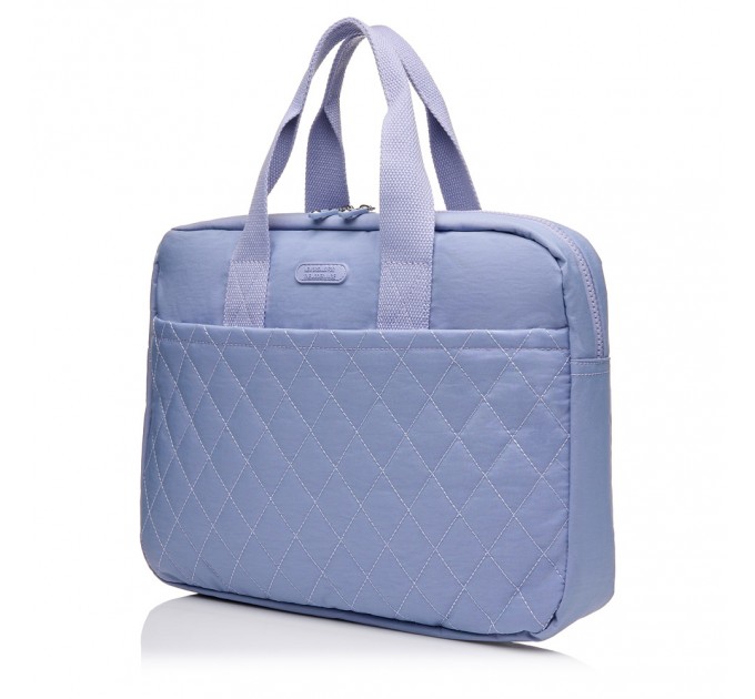 Жіноча ділова сумка-планшет з поліестера бузкова BAGS4LIFE 88004