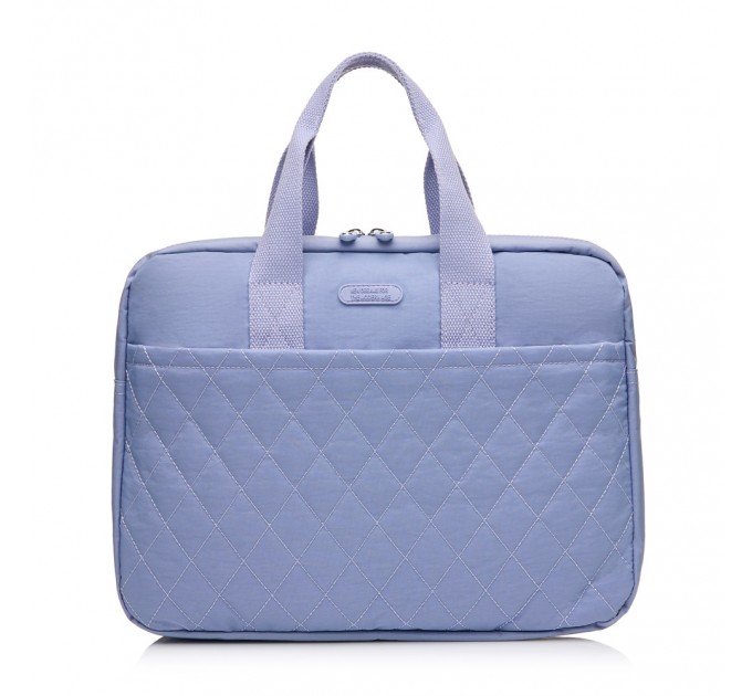 Жіноча ділова сумка-планшет з поліестера бузкова BAGS4LIFE 88004