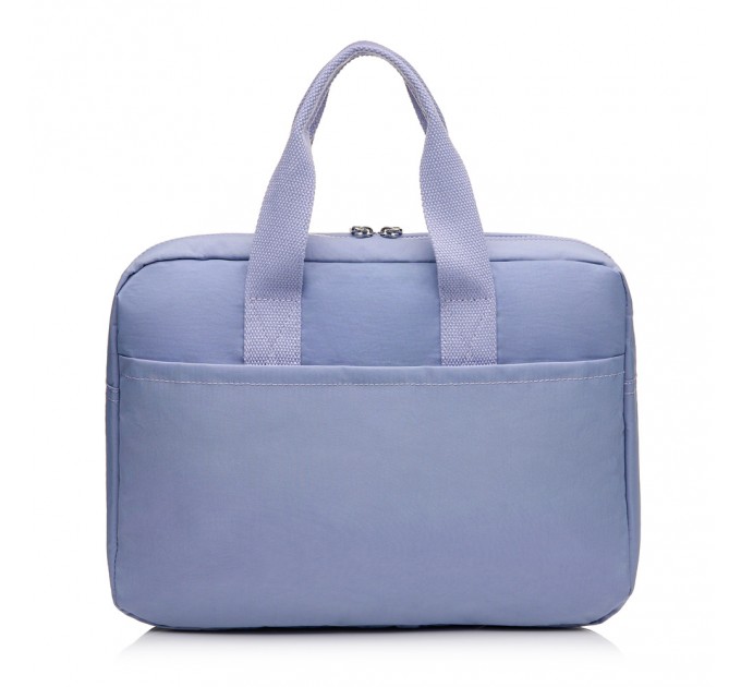 Жіноча ділова сумка-планшет з поліестера бузкова BAGS4LIFE 88004