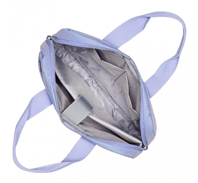 Жіноча ділова сумка-планшет з поліестера бузкова BAGS4LIFE 88004