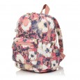 Рюкзак жіночий з поліестера рожевий принт BAGS4LIFE 91402