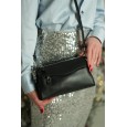 Женская сумка кросс-боди из натуральной кожи черная BAGS4LIFE 76033