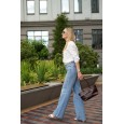Жіноча сумка-багет з натуральної шкіри коричнева BAGS4LIFE 3018 з ремінцем