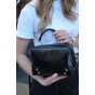 Сумка женская из натуральной кожи черная BAGS4LIFE 1202-1