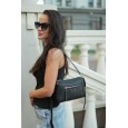 Жіноча сумка з натуральної шкіри чорна BAGS4LIFE 9332