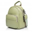 Рюкзак жіночий з натуральної шкіри зелений BAGS4LIFE 658
