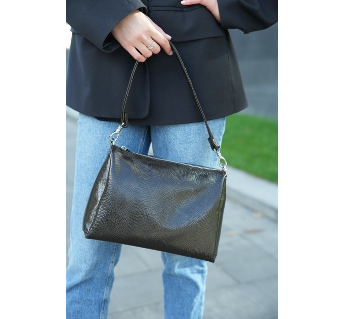 Сумка для жінок шкіряна коричнева Vito Torelli 1065 5028 анаконда Сумка для жінок шкіряна коричнева Vito Torelli 1065 5028 анаконда