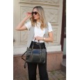 Сумка жіноча з натуральної шкіри чорна BAGS4LIFE 272