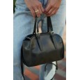 Жіноча сумка з натуральної шкіри чорна BAGS4LIFE 5515