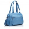 Сумка дорожня жіноча блакитна тканинна BAGS4LIFE W7049