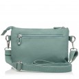 Сумка кросс-боди женская из полиэстера зеленая BAGS4LIFE 88007 стеганный карман