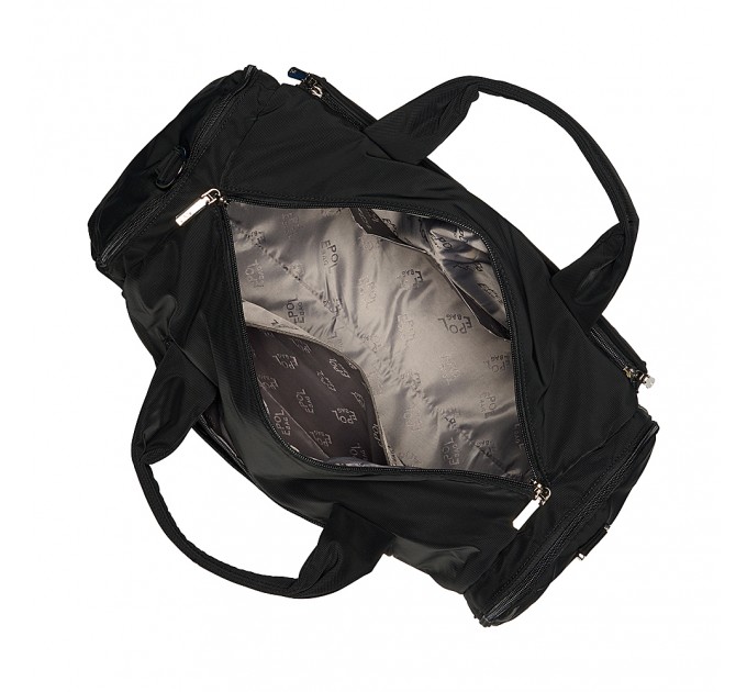 Дорожная сумка из полиэстера черная EPOL 6116-08