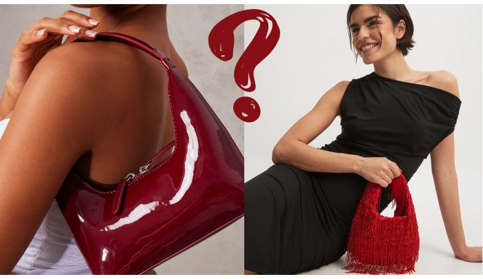 Естетичне бордо чи яскравий червоний для сумки – який колір обрати?