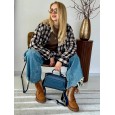 Сумка женская из натуральной кожи синяя BAGS4 LIFE 8211
