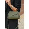 Жіноча сумка крос-боді з натуральної шкіри оливкова BAGS4LIFE 9331 з верхньою ручкою