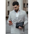 Сумка для чоловіків шкіряна Vito Torelli 7008 чорна 2131