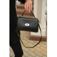 Жіноча сумка крос-боді з натуральної шкіри чорна BAGS4LIFE 9919 з верхньою ручкою