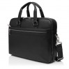 Чоловіча сумка-портфель з натуральної шкіри чорна BAGS4LIFE MAN 252-1B з кишенями