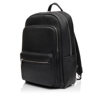 Чоловічий рюкзак з натуральної шкіри чорний BAGS4LIFE MAN NEW 60188