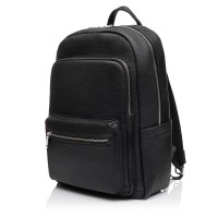 Чоловічий рюкзак з натуральної шкіри чорний BAGS4LIFE MAN NEW 60188