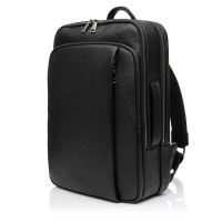 Діловий чоловічий рюкзак з натуральної шкіри чорний BAGS4LIFE MAN  NEW 131419-130