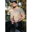 Сумка чоловіча з натуральної шкіри чорна Vito Torelli 7021 2060